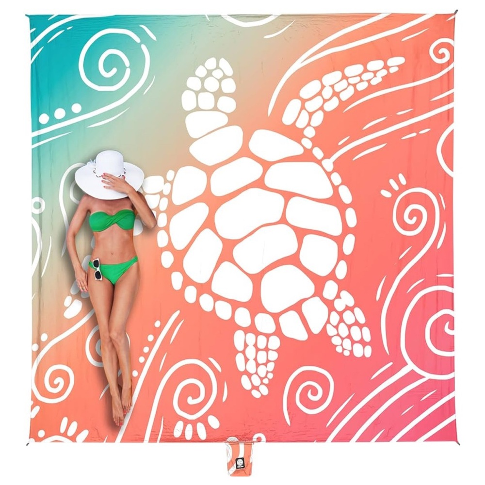 Colorful Turtle Beach Towel